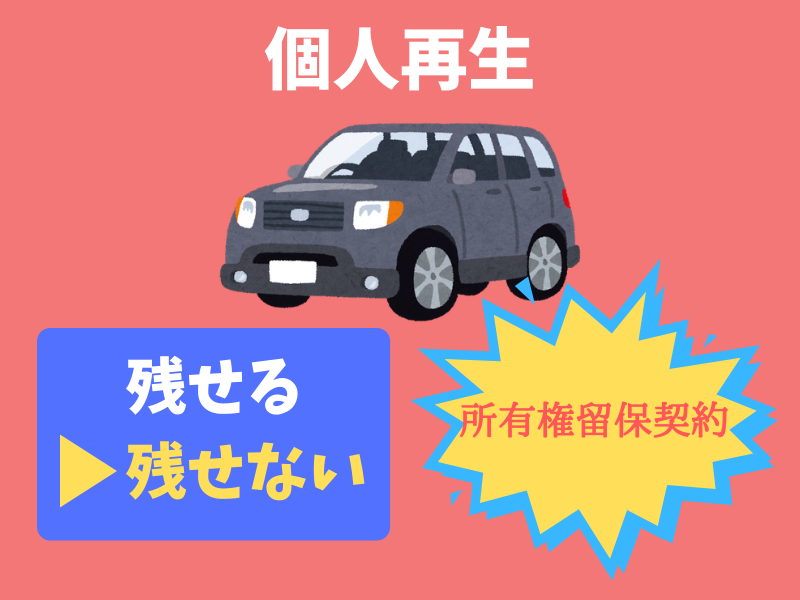 個人 再生 車