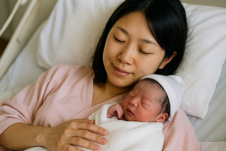 出産後の母子